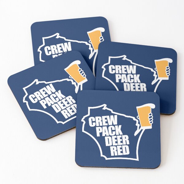 Item preview, Wisconsin Crew Pack Deer Red Beer Brew designed and sold by gstrehlow2011.