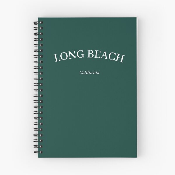 Item preview, Long Beach California, Minimalist Dark Green West Coast Design  designed and sold by BellaHope1.