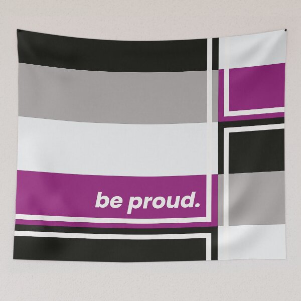 Item preview, Asexual Flag Pride Love LGBT Month designed and sold by StickerbashCo.