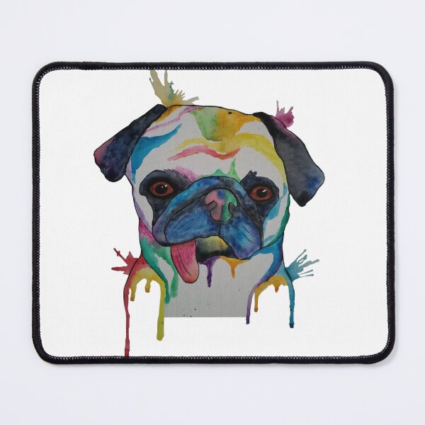 Item preview, Pug Watercolor designed and sold by Sarah Ferree.