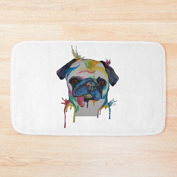 Item preview, Pug Watercolor designed and sold by Sarah Ferree.