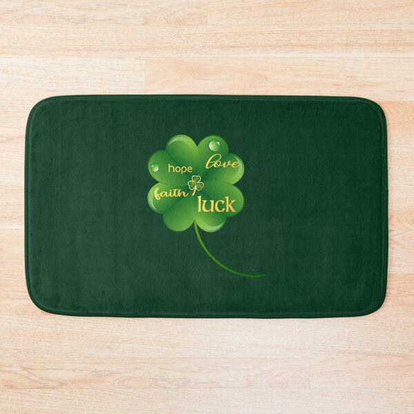 Item preview, Hope, Love, Faith, Luck! (on Dk. Green) designed and sold by PawsitiveMum.
