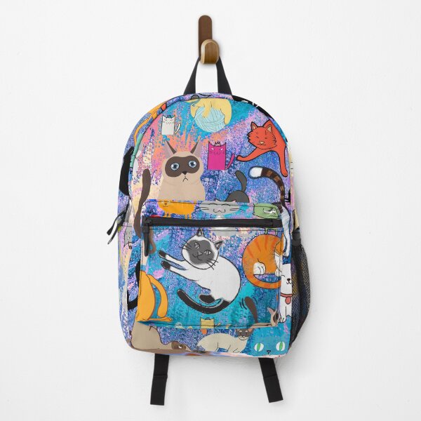 Item preview, Beautiful colorful Cat seamless pattern designed and sold by KamoDesigner.