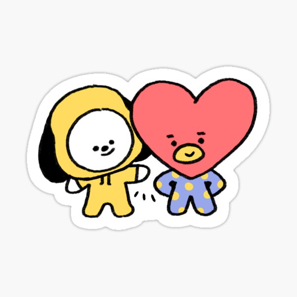 BT21 Chimmy und Tata Sticker
