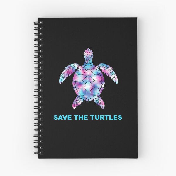 Artikelvorschau, Krawatten-Schildkröten-Rosa-Blau-Lila Fleck Rette die Schildkröten vsco-Ästhetik entworfen und verkauft von Spaceshipsells.