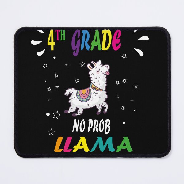 Item preview, 4th grade no prob llama, No Prob Llama | Alpaca Lover | Cute Llama | Nature Lover | Llama Silhouette Tee designed and sold by SimoSaladain.