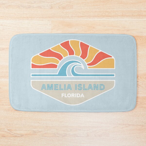 Item preview, Amelia Island Florida FL Retro Beach Water Sunrise and Sunset designed and sold by palmettodigital.