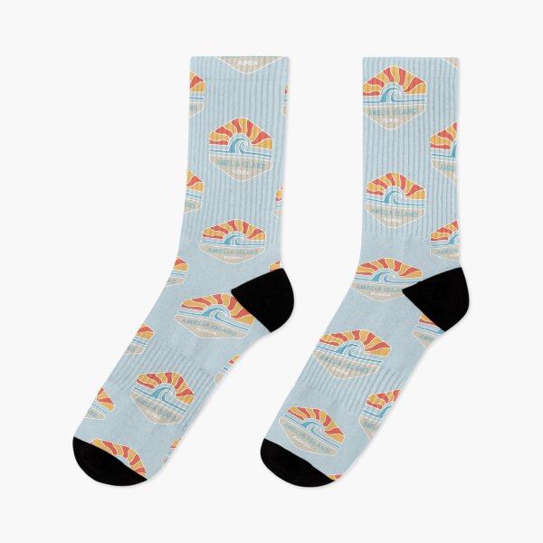 Item preview, Amelia Island Florida FL Retro Beach Water Sunrise and Sunset designed and sold by palmettodigital.