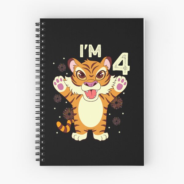 Item preview, i'm 4 - Tiger 4rd Birthday designed and sold by Ibu83.