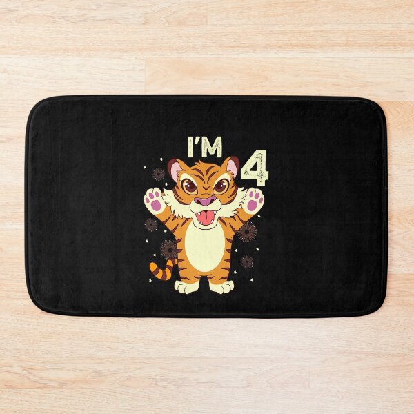 Item preview, i'm 4 - Tiger 4rd Birthday designed and sold by Ibu83.