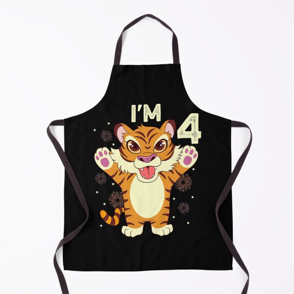 Item preview, i'm 4 - Tiger 4rd Birthday designed and sold by Ibu83.