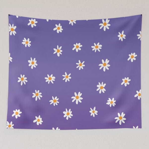 Item preview, Happy Daisy Flowers Purple designed and sold by uphome.