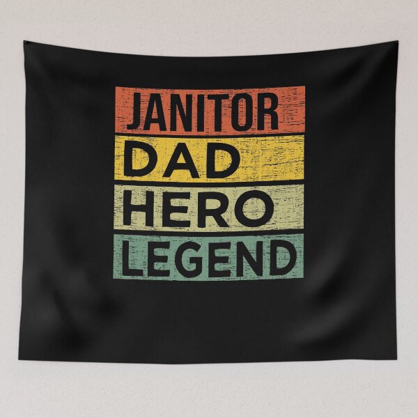 Item preview, Janitro, Dad, Hero, Legend Perfect Gift for Dad Hero Vintage designed and sold by nmichom.