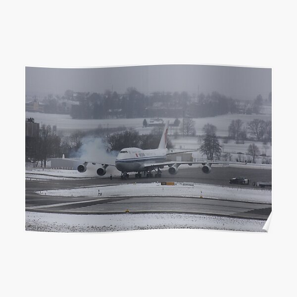 Boeing 747-4J6 Poster