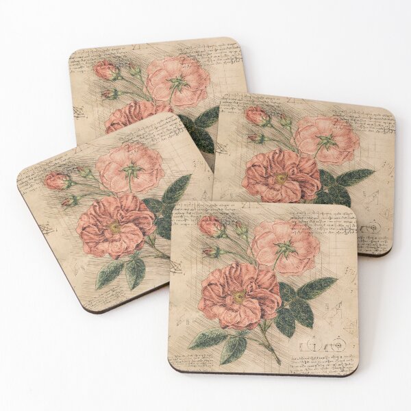 Item preview, Vintage Pink Roses designed and sold by HappyLifeCreate.