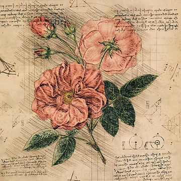 Artwork thumbnail, Vintage Pink Roses by HappyLifeCreate