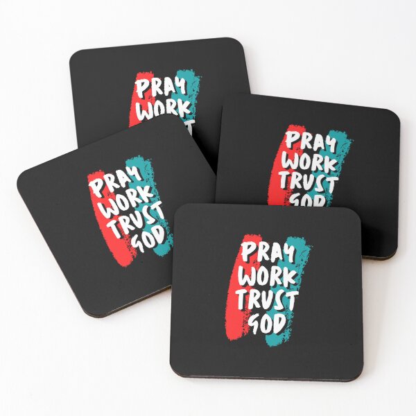 Item preview, Pray, Work, Trust, God! designed and sold by DeversDesigns.