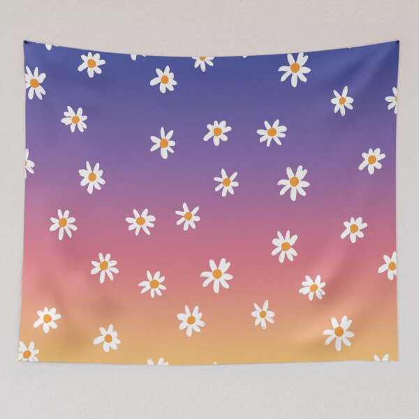 Item preview, Happy Daisy Flowers Colorful V1 designed and sold by uphome.