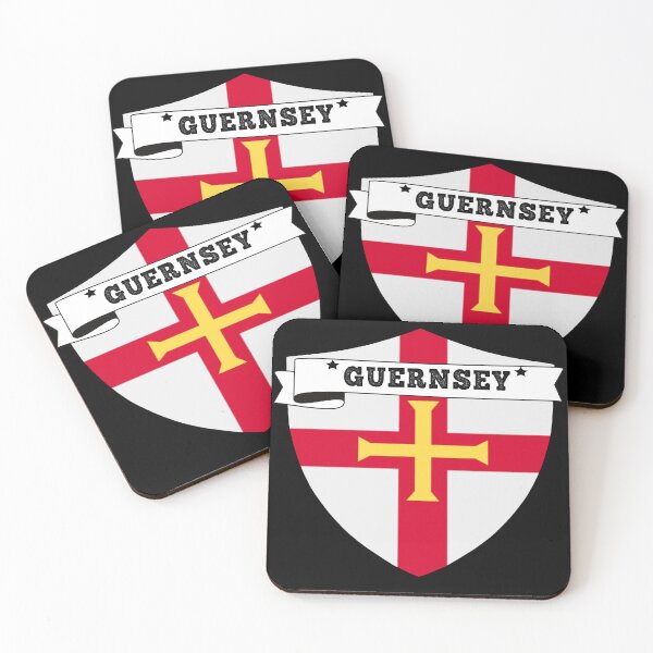 Item preview, GUERNSEY COUNTRY SHIELD, MINIMALIST GUERNSEY FLAG, I LOVE GUERNSEY , BORN IN GUERNSEY , GUERNSEY BADGE designed and sold by Just Simple And Awesome.