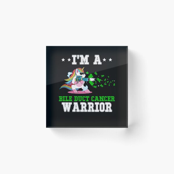 Item preview, Funny Unicorn I'm A Bile Duct Cancer Warrior designed and sold by heppenp.