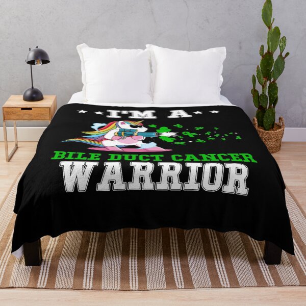 Item preview, Funny Unicorn I'm A Bile Duct Cancer Warrior designed and sold by heppenp.