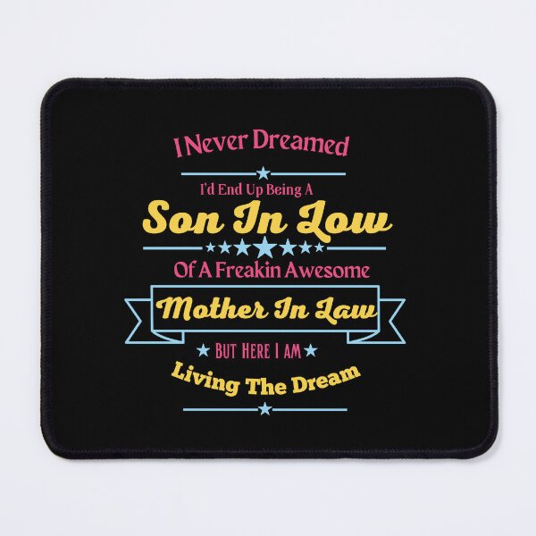 Item preview, Copy of I Never Dreamed I'd End Up Being Son In Low Of A Freakin Awesome Mother In Law stars designed and sold by EsraaBaniOdeh.