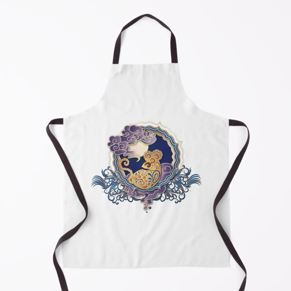 Item preview, Chinese Zodiac Golden Rat in the Moon designed and sold by xdashu.