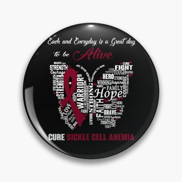 Item preview, Butterfly Ribbon Cure Sickle Cell Anemia Awareness designed and sold by Tadmab.