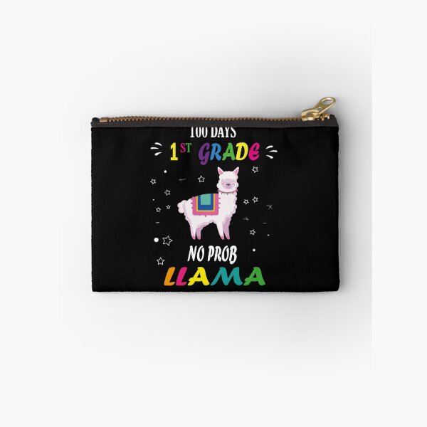Item preview, 100 days 1st grade no prob llama, No Prob Llama | Alpaca Lover | Cute Llama | Nature Lover | Llama Silhouette Tee designed and sold by SimoSaladain.