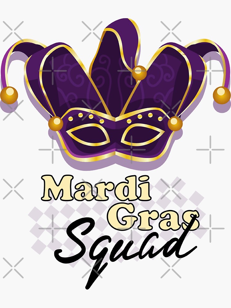 Mardi Gras 2022 Stickers for Sale