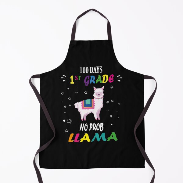 Item preview, 100 days 1st grade no prob llama, No Prob Llama | Alpaca Lover | Cute Llama | Nature Lover | Llama Silhouette Tee designed and sold by SimoSaladain.