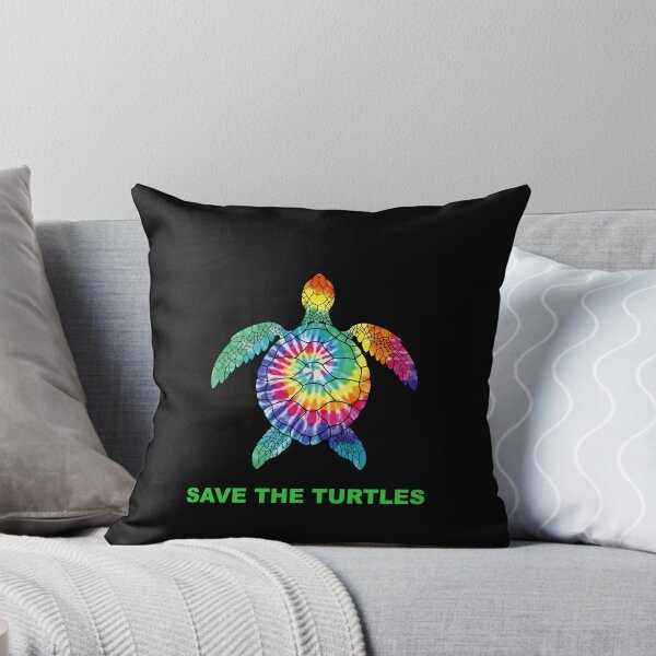 Artikelvorschau, Tie Dye Turtle Hippie 60er Save the Turtles Vsco Rainbow Swirl Aesthetic entworfen und verkauft von Spaceshipsells.