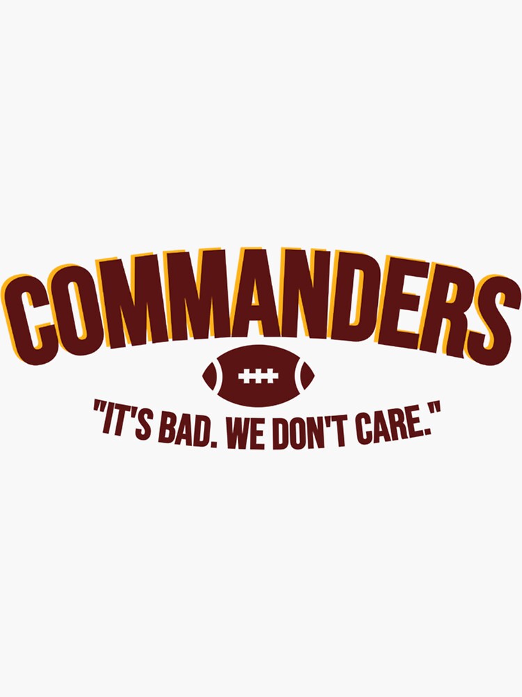 Washington Commanders-Washington Commanders Football Lover Gift Idea -  Washington Commanders Lover C Sticker for Sale by FunkyBaller