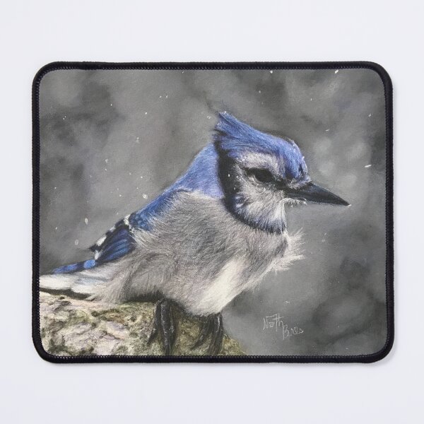 Item preview, Blue jay in winter | bird lover designed and sold by NathBros.