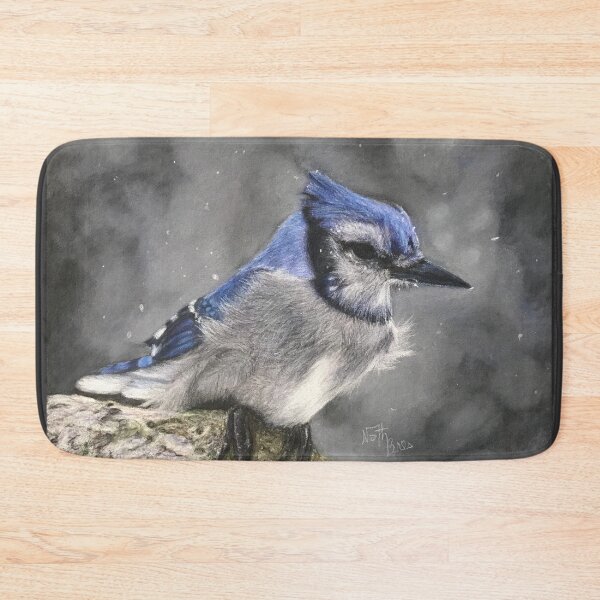 Item preview, Blue jay in winter | bird lover designed and sold by NathBros.
