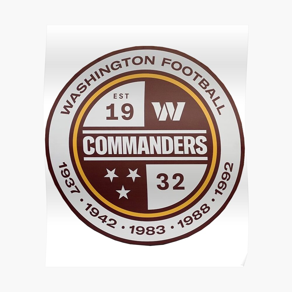 washington commanders football club Active  Poster for Sale by FunkyBaller