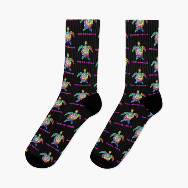 Item preview, Tie Dye Turtle Hippie 60s Save the Turtles Vsco Rainbow Swirl designed and sold by Spaceshipsells.