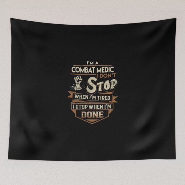 Item preview, Combat Medic T Shirt - I Stop When Done Job Gift Item Tee designed and sold by natalinedk.