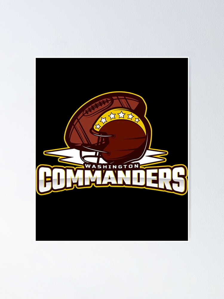 washington commanders helmet  Poster for Sale by FunkyBaller