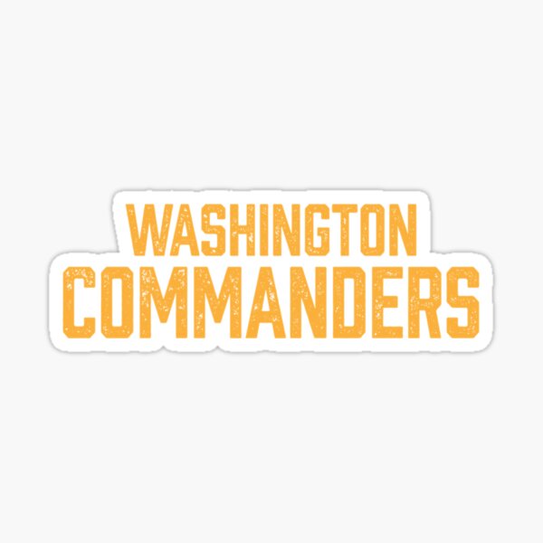 Washington Commanders-Washington Commanders Football Lover Gift Idea -  Washington Commanders Lover C Sticker for Sale by FunkyBaller