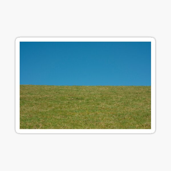 Grass and sky Sticker