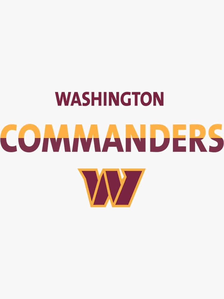 Washington Commanders-Washington Commanders Football Lover Gift Idea -  Washington Commanders Lover C Sticker for Sale by FunkyBaller