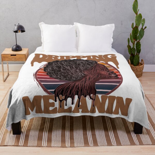 Item preview, Afro Black Woman- Dripping Melanin Afrocentric Design designed and sold by Designs By YL.