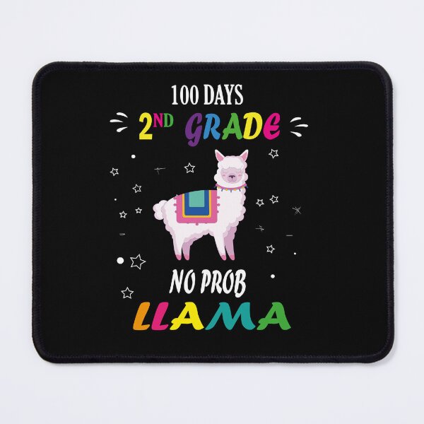 Item preview, 100 days 2nd grade no prob llama, No Prob Llama | Alpaca Lover | Cute Llama | Nature Lover | Llama Silhouette Tee designed and sold by SimoSaladain.
