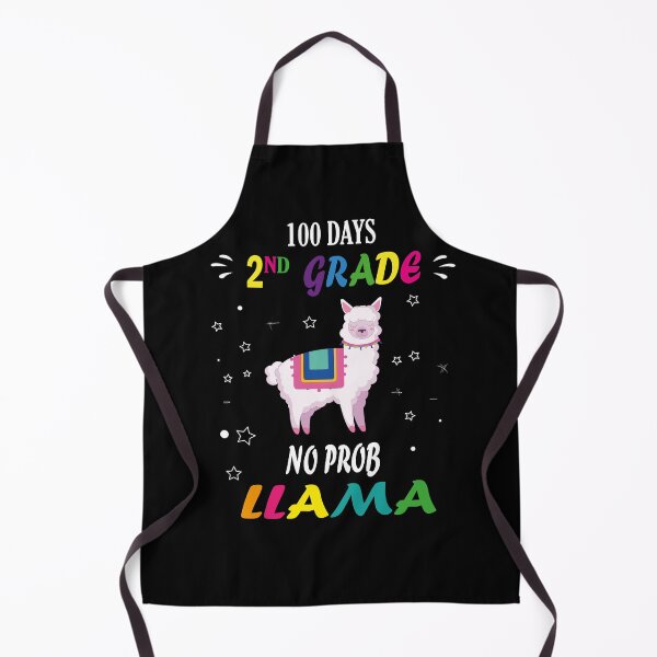 Item preview, 100 days 2nd grade no prob llama, No Prob Llama | Alpaca Lover | Cute Llama | Nature Lover | Llama Silhouette Tee designed and sold by SimoSaladain.