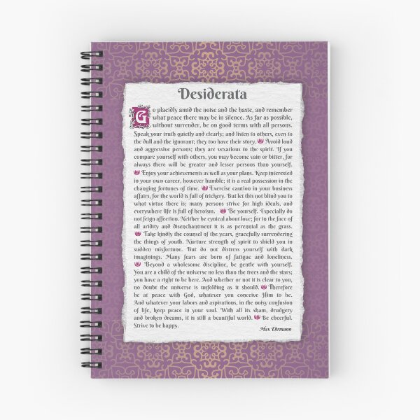 Item preview, Desiderata - Things desired - poem of Max Ehrmann designed and sold by MagaliC.