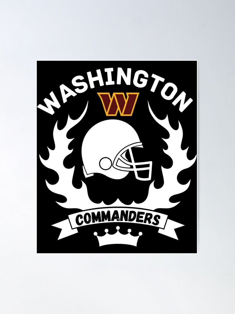 washington commanders football club Active  Poster for Sale by FunkyBaller