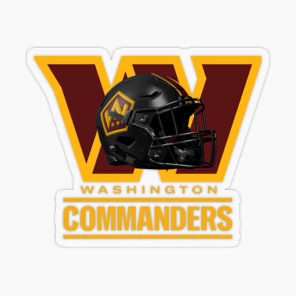 washington commanders helmet  Sticker for Sale by FunkyBaller