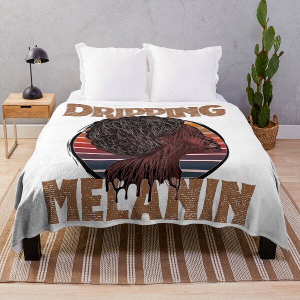Item preview, Afro Black Woman- Dripping Melanin Afrocentric Design designed and sold by Designs By YL.