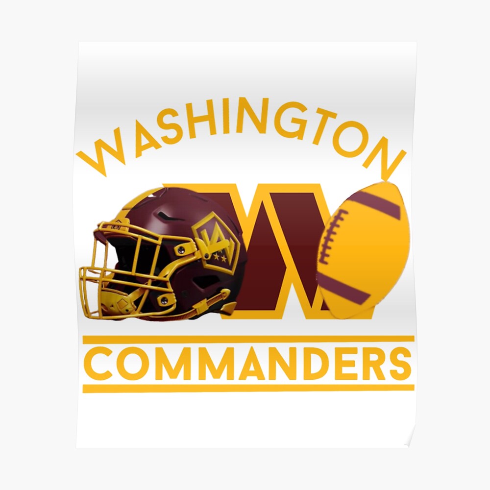 washington commanders football club Active  Poster for Sale by FunkyBaller